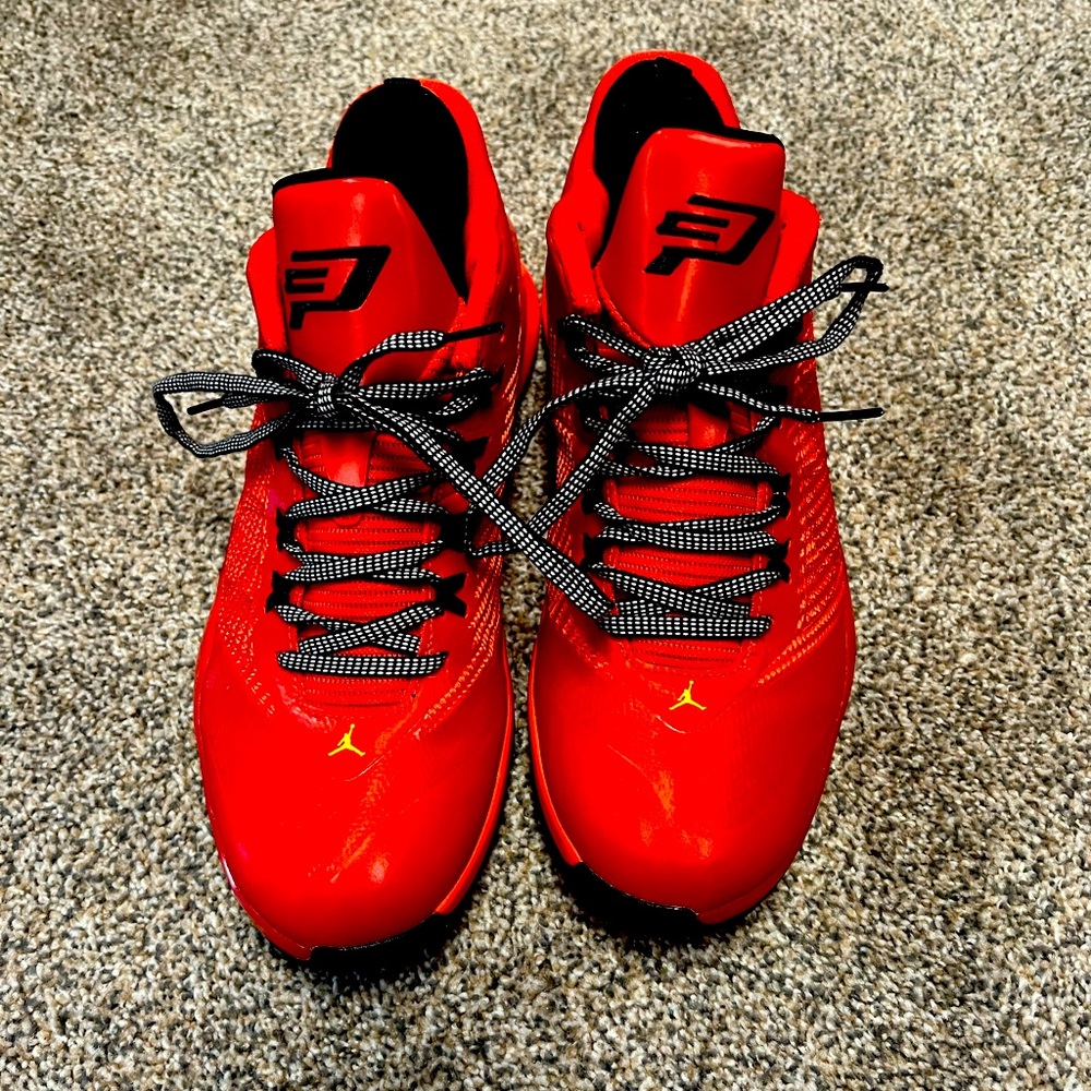 Red Nike Jordans CP3 Size 10.5